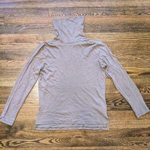 Madewell Whisper Cotton Turtleneck - Weathered Walnut